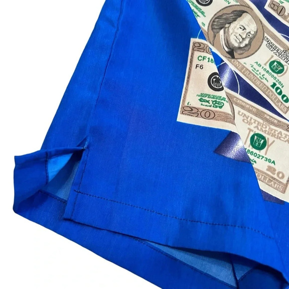 J/E/T Strtwr Texas Hold ‘Em Cards Deck Poker Button Down at Shirt Medium - Picture 6 of 8